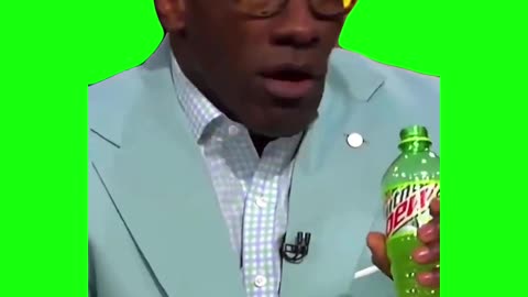 Shannon Sharpe Drinking Mountain Dew | TikTok Meme | Green Screen