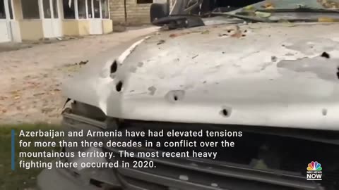 Azerbaijan attacks 'Armenian military positions' in Nagorno-Karabakh