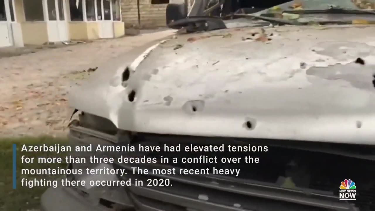 Azerbaijan attacks 'Armenian military positions' in Nagorno-Karabakh