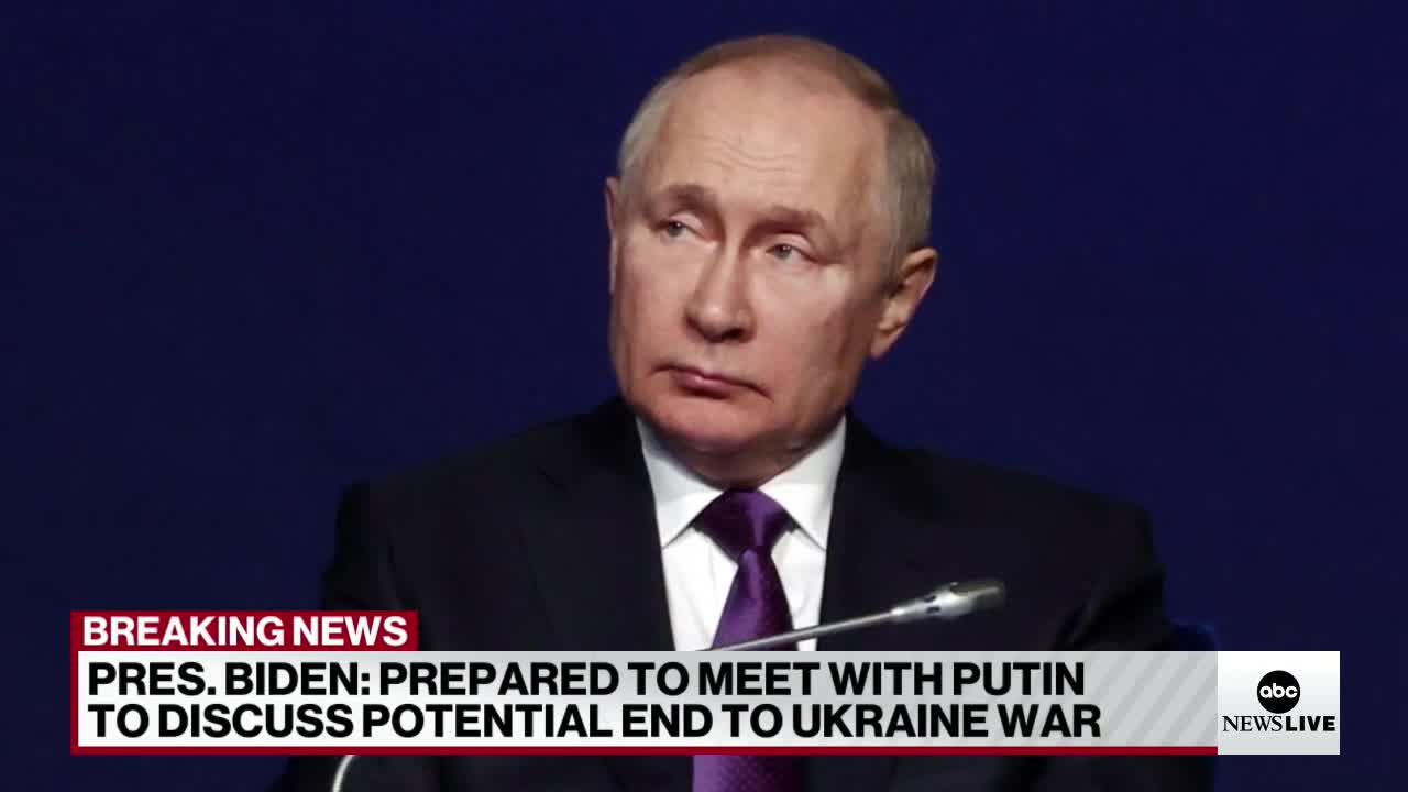 Biden: ‘I'm prepared to speak’ with Putin to end war in Ukraine