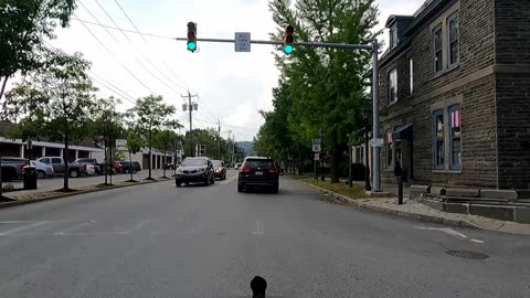 Driving Thru Fusion MilFord Route 6 PA Pennsylvania 08-11-2021 Short Trip