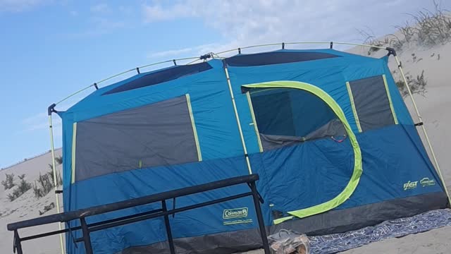Tour de Seashore day 3 Assateague 2020 - the missing tent video