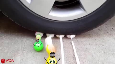 Experiment Car vs Jelly ,Toothpaste, Coca Cola | Crushing Crunchy & Soft Things by Car |Woa Doodland