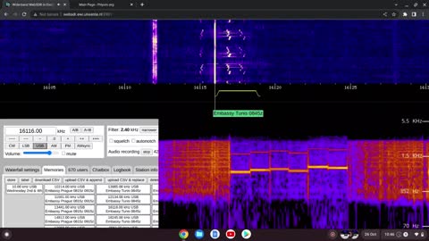 X06 134265 Moscow To Tunis 26/10/2022 0945 UTC 16116kHz (Forth Alert)