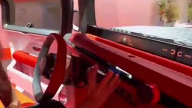 3_ Finally you can use your car as a phone interface Citroen Oli electric Concept car shorts