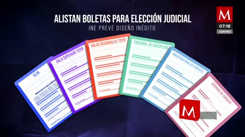Elección Judicial: boletas con números y colores, adelanta INE