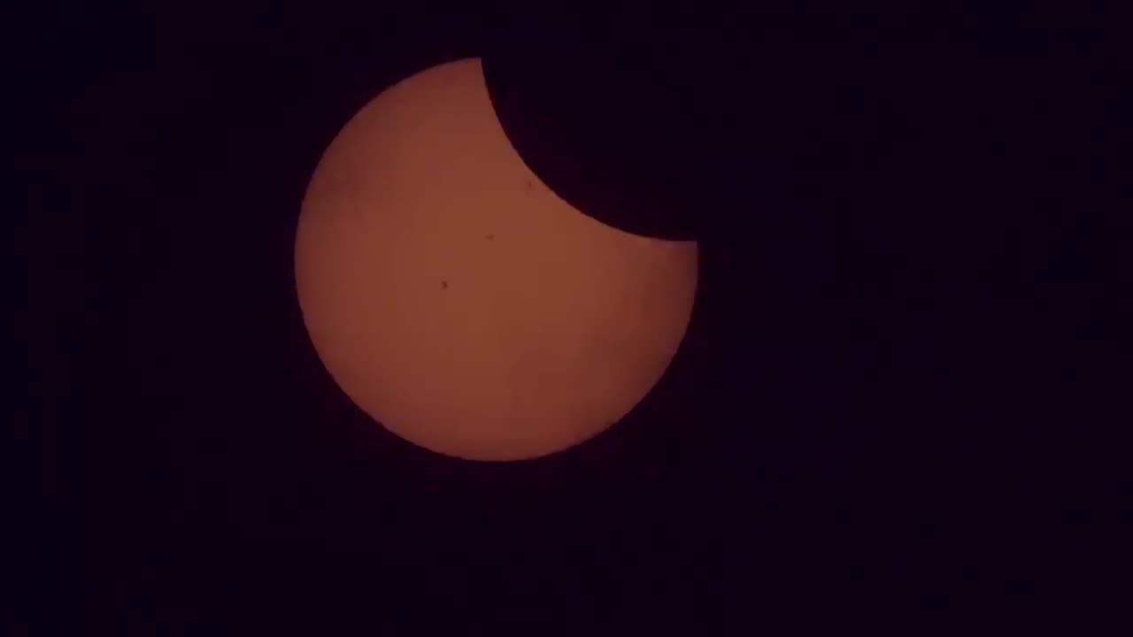 Transit of Space Station During the 2017 Total Solar Eclipse