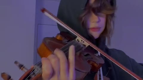 Violin playing