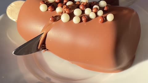 Chocolate dipped banana 🍢🤤🤤