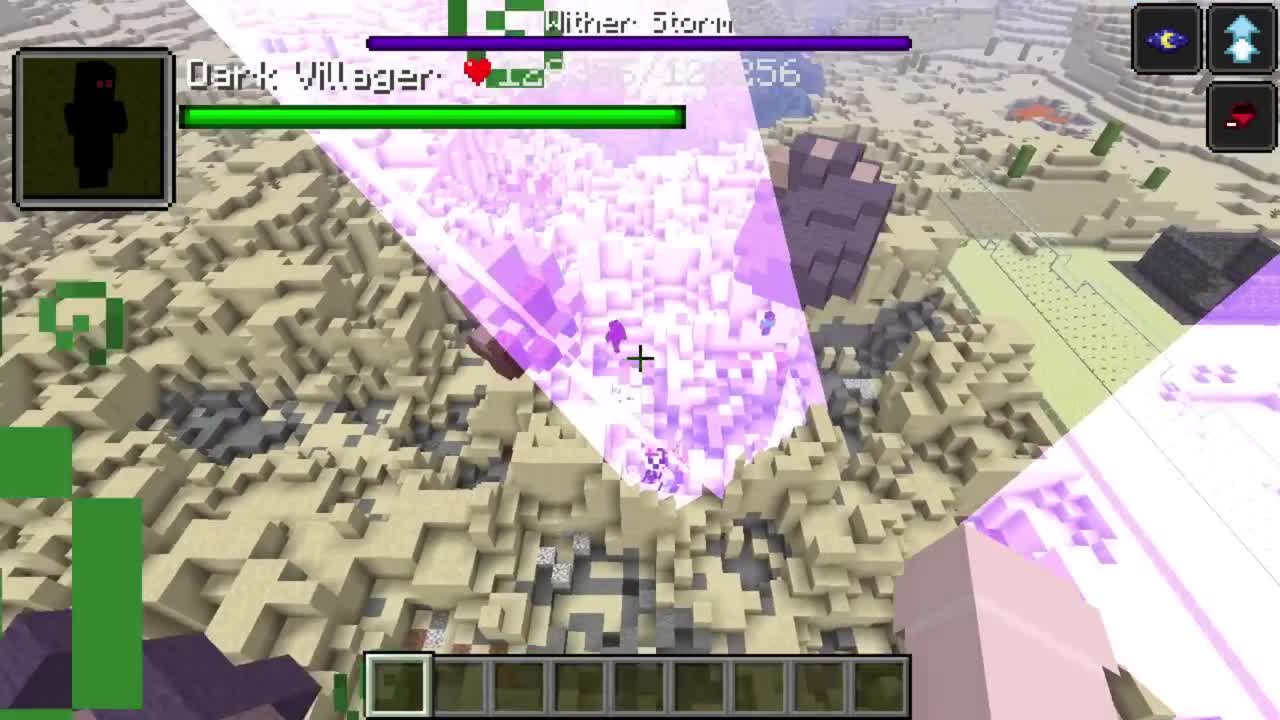 all Herobrine creepypasta mobs vs Wither Storm 7 STAGE in minecraft9
