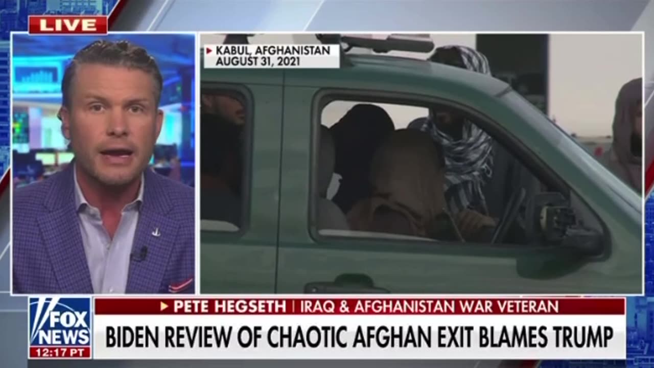 Pete Hegseth: Afghanistan Withdrawal