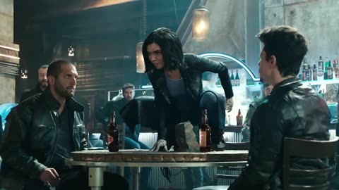 Alita vs Zapan Bar fight scene - Alita battle angel 2019