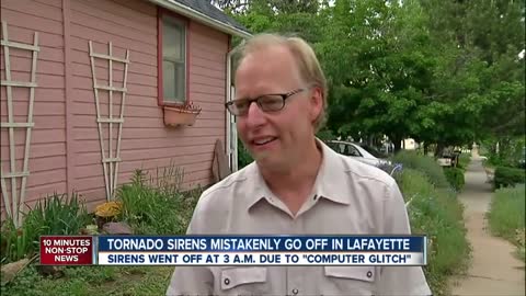Tornado sirens inadvertently activated at 3 a.m.