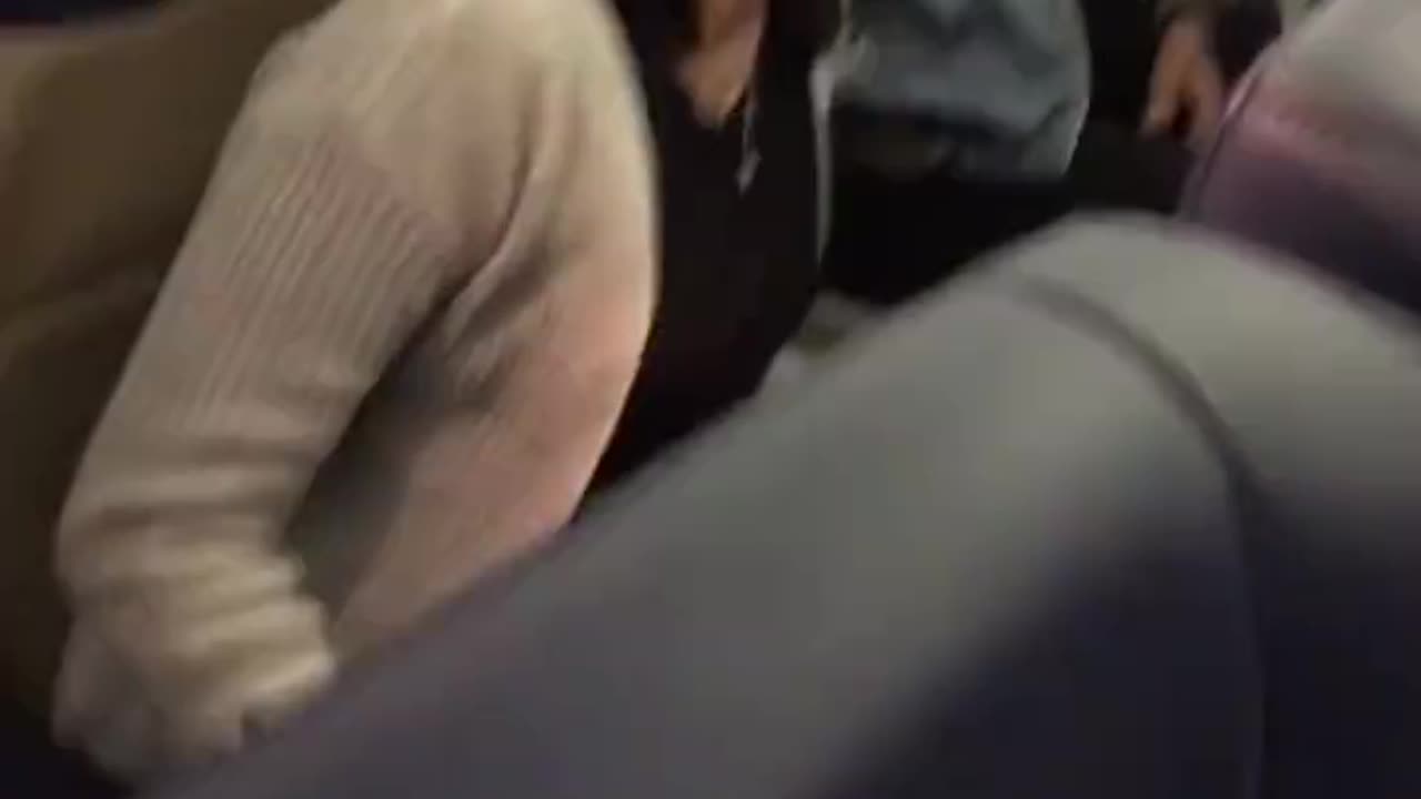 Karen loses it when confronted about kicking seat on airplane and family gets arrested.