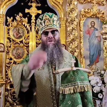 Ereticul Ecumenist Longhin Hulitor,Schismatic,Apostat,Antihrist,Batjocoritor al Semnului Sv. Cruci