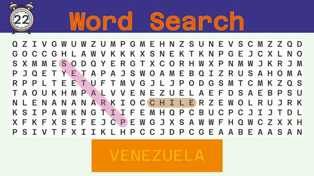 Word Search - Challenge 11/07/2022 - Hard - Random