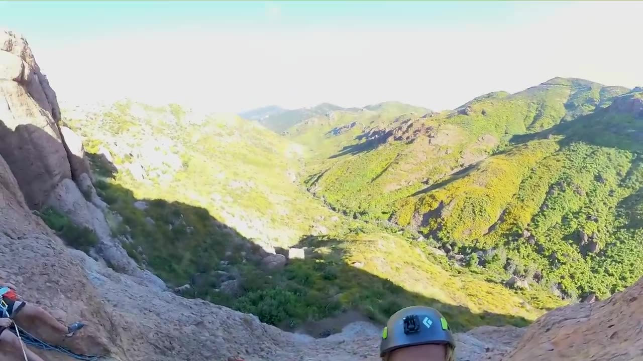 I filmed this video on the edge of a cliff