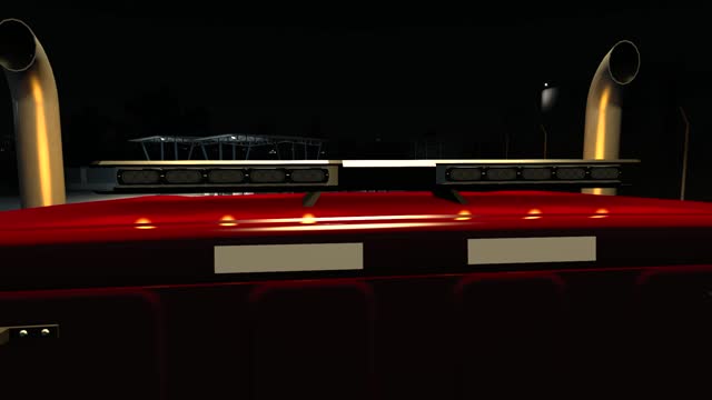 American truck simulator light show