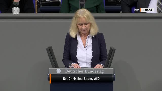 Dr. Christina Baum Rede vom 19.01.2023 - Hilfe für Betroffene des chronischen Erschöpfungssyndroms