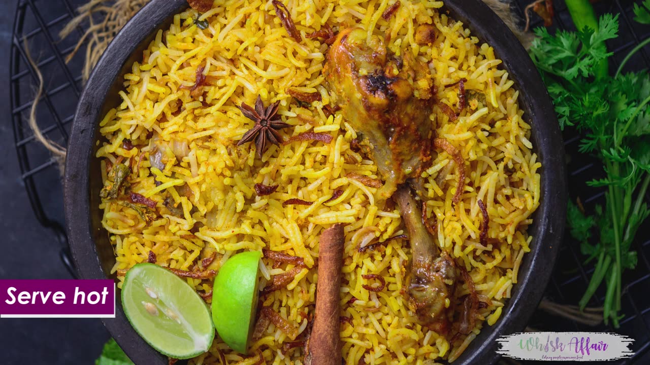 Hyderabadi chicken biryani recipe