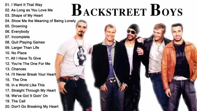 Best Songs Of Backstreet Boys Backstreet Boys Greatest Hits Playlist