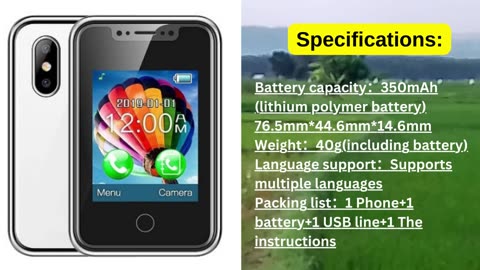 New 8XR Mini Super Small Mobile phone 1.77 inch