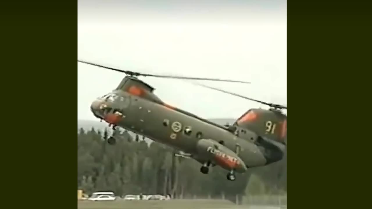 Helicopter stunts rare video