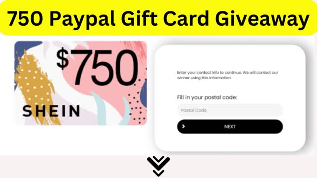 750 paypal gift card giveaway | paypal gift card free | grab a $750 paypal gift card now