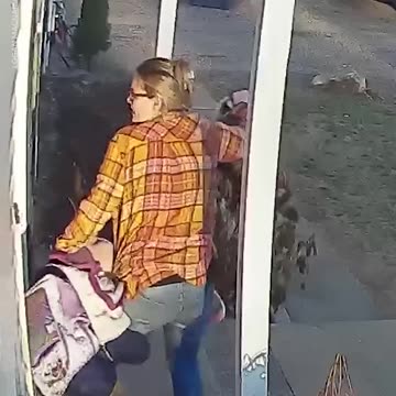 Heroic mom saves terrified five-year-old from raccoon attack | USA TODAY #Shorts