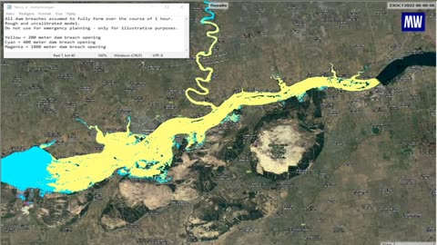 The situation in Novaya Kakhovka, Kherson region