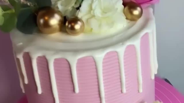 beautiful decorated cake