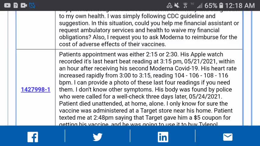 REVIEWING MORE VAERS INSANITY! WHY DO THEY GO BACK FOR MORE?