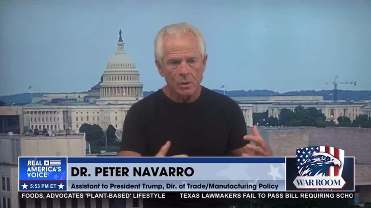 Peter Navarro - DeSantis is running on "Trump can’t win"