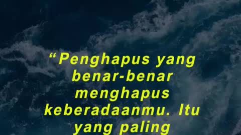 “Penghapus yang benar-benar menghapus keberadaanmu. Itu yang paling