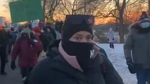 'Anti-protest' Protest in Ottawa part 2