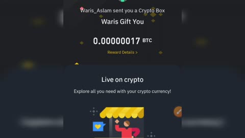 BTC Gift Crypto Box Code Binance