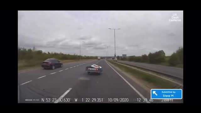 Crazy driving moment