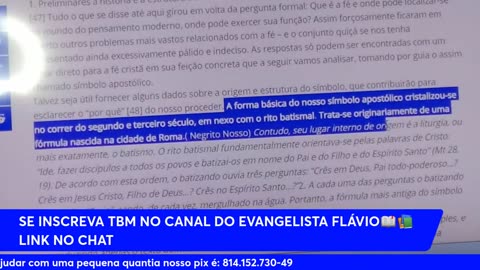 Canal Evidências - IILjo60ELeM - SUPER LIVE COM EVANGELISTA FLÁVIO 📖 PAPIROLOGIA