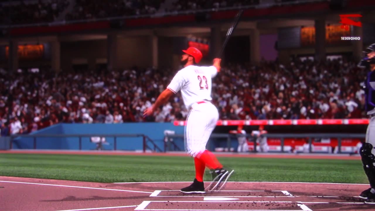 MLB The Show: Cincinnati Reds vs Colorado Rockies (S5 G93 Hulse 3 HRs)