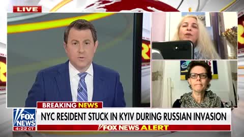 Fox & Friends First 2/28/2022 - Ukrainian NYC resident stuck in Kyiv - Fox News Video