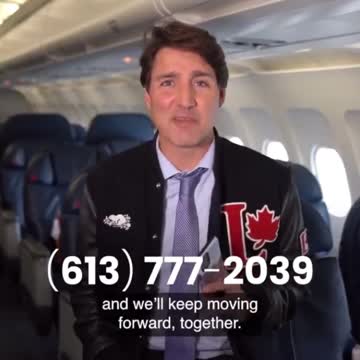 Justin Trudeau Waits For Your Text
