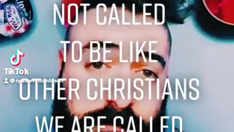 We are not called to be like other #christians we are called to be like #Christ