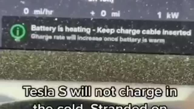 2330. 🇺🇸 Tesla Refuses to Charge in 19 Degree Weather Leaving Man Stranded on Christmas Eve