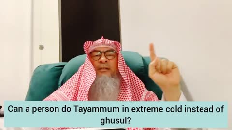 Can I do tayaamum (gusl with sand) during extreme cold