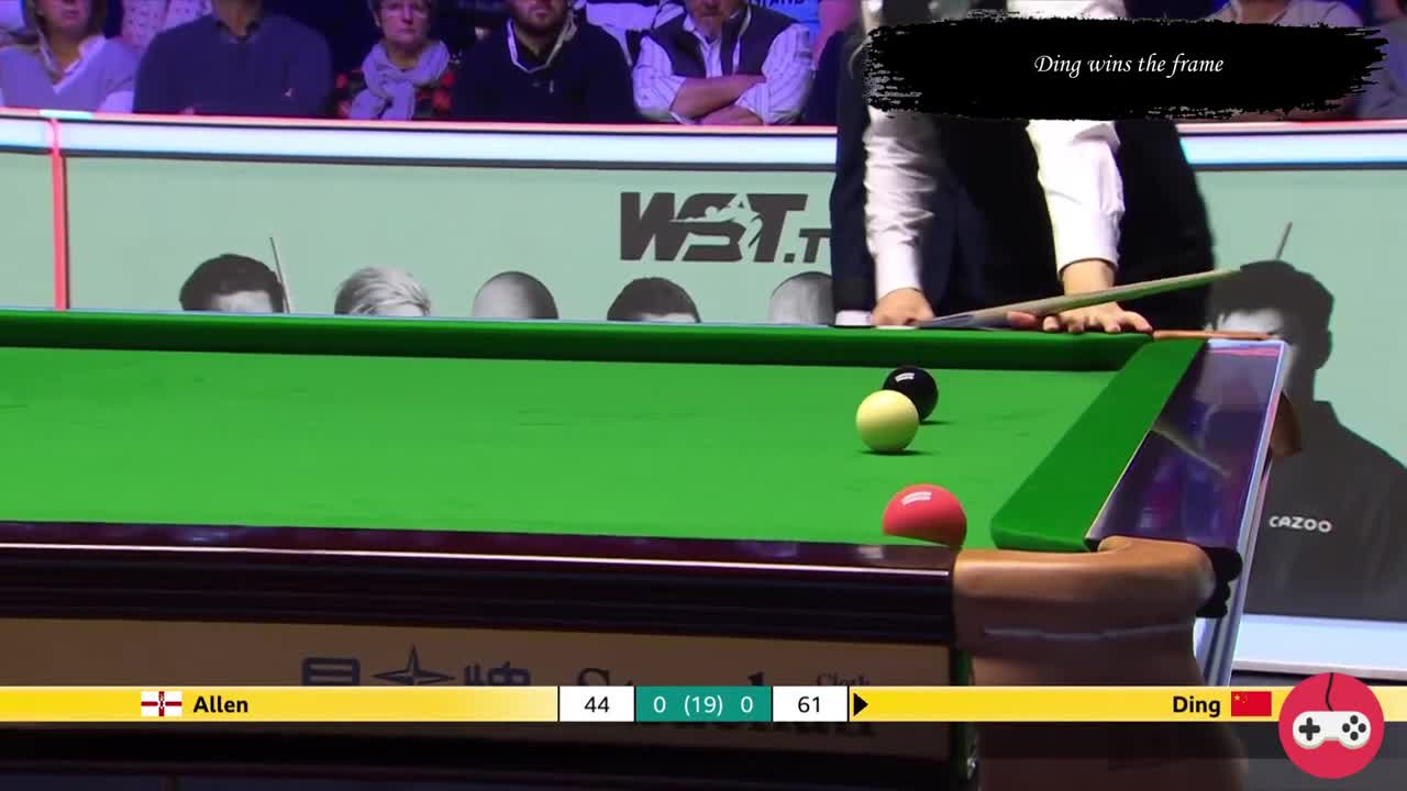 SNOOKER DING JUNHUI PUNISHES MARK ALLEN - UK CHAMPIONSHIP 2022 - FINAL