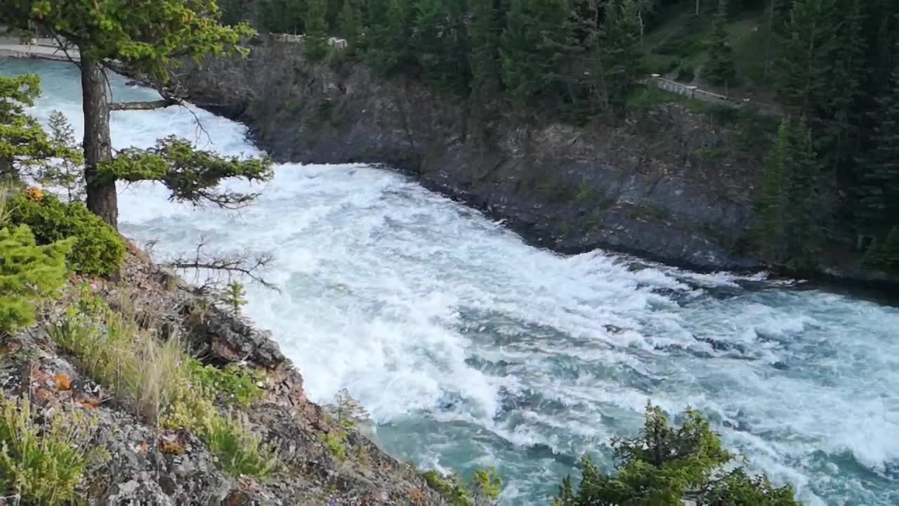 Bow Falls viewpoint