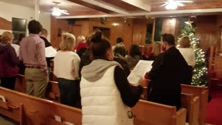9 Lessons & Carols -- All sang Joy to the World