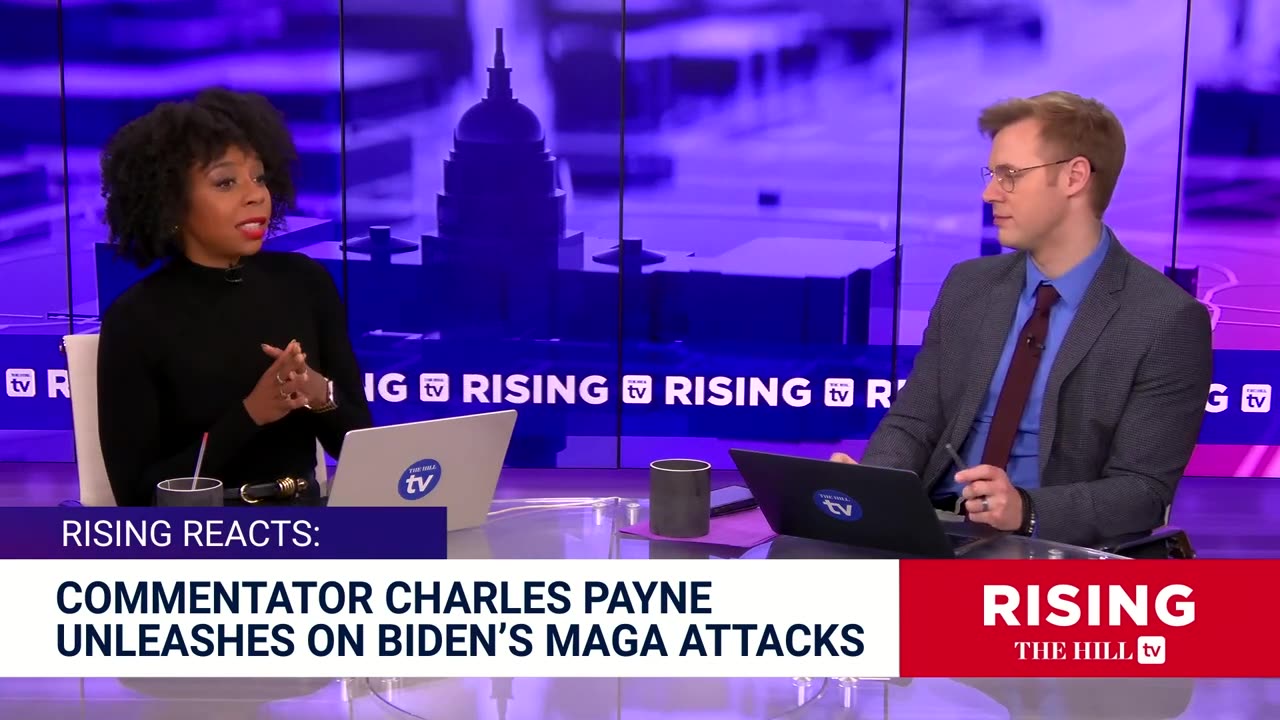 Charles Payne ATTACKS Fox Host For'DOWNPLAYING" Biden's Hatred Of MAGA, GOP: Rising