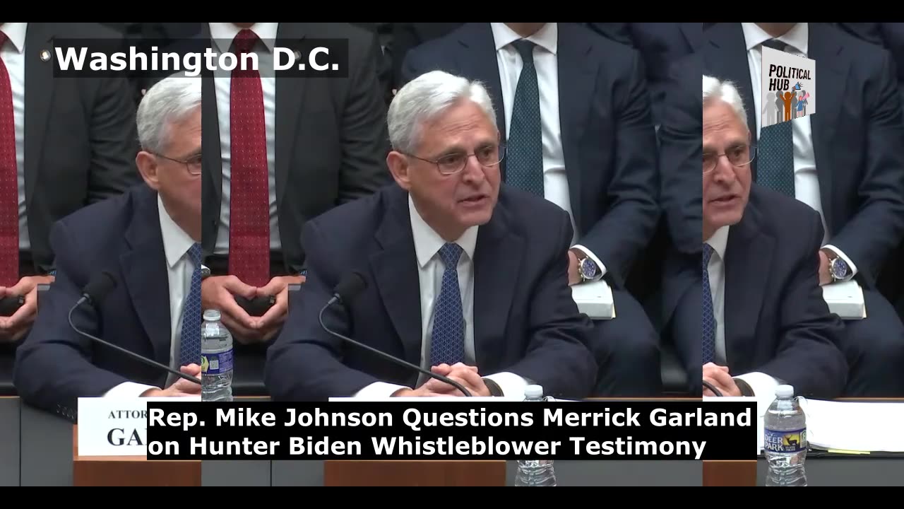 Rep. Mike Johnson Questions Merrick Garland on Hunter Biden Whistleblower Testimony