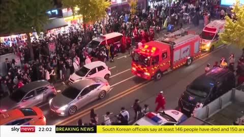 South Korea: At least 146 dead following stampede